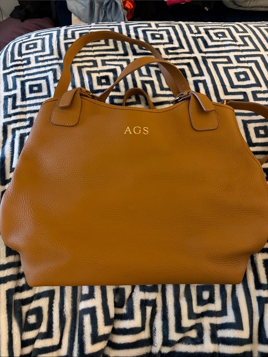GiGi New York Handbags - GiGi New York Tan Tote with Top Handles